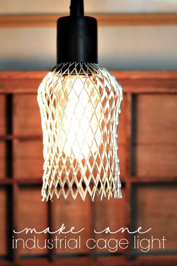 Industrial Cage Light Bulb Cover