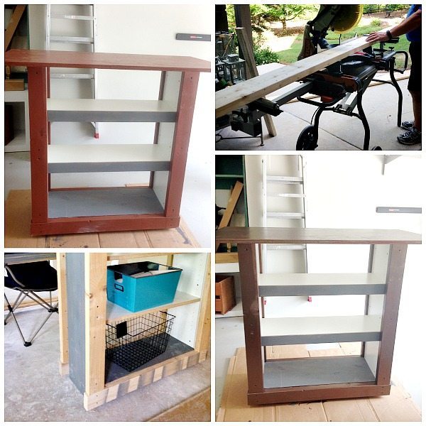 Ikea Bookcase Hack - Bookcase to Bar Table