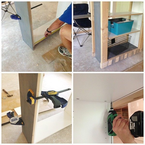 Ikea bookcase transformed