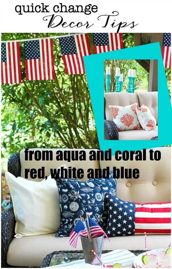 Red, White and Blue - Americana Decor