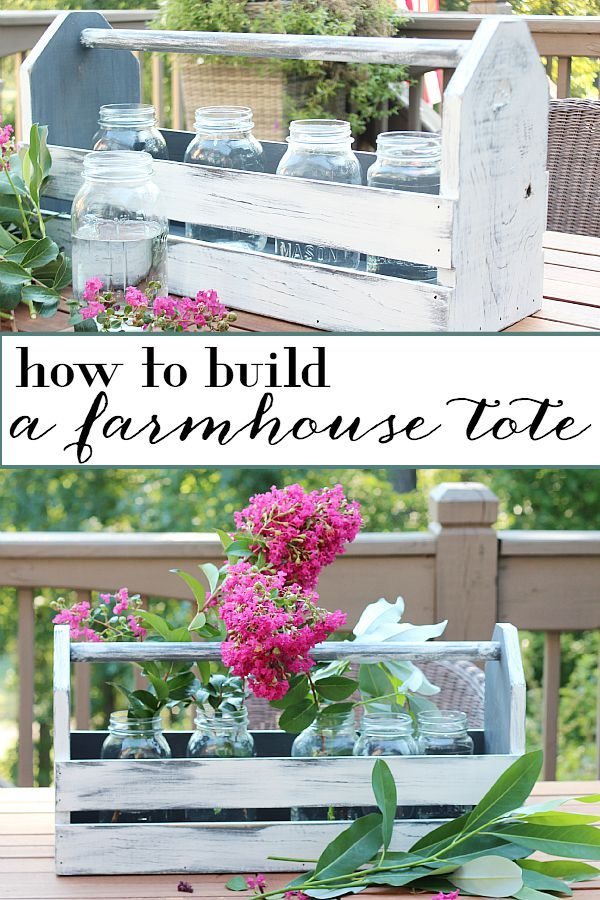 How to build a farmhouse tote - Gorgeous Farmhouse Projects