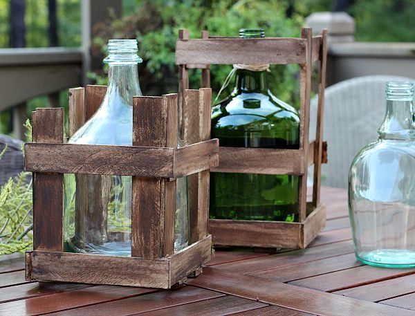Demijohn and Crate Vintage Inspired DIY