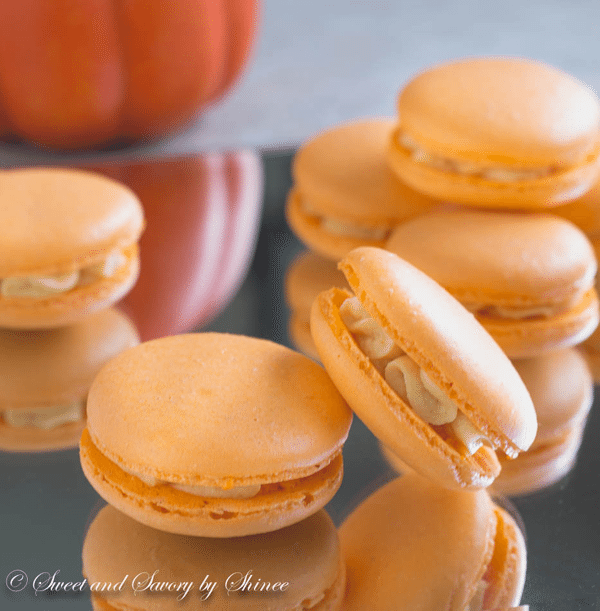 Pumpkin Macarons