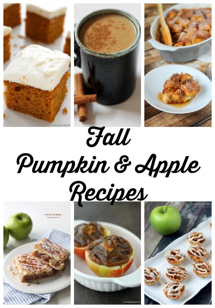 Pumpkin and Apple Recipes - 11 Fall Treats
