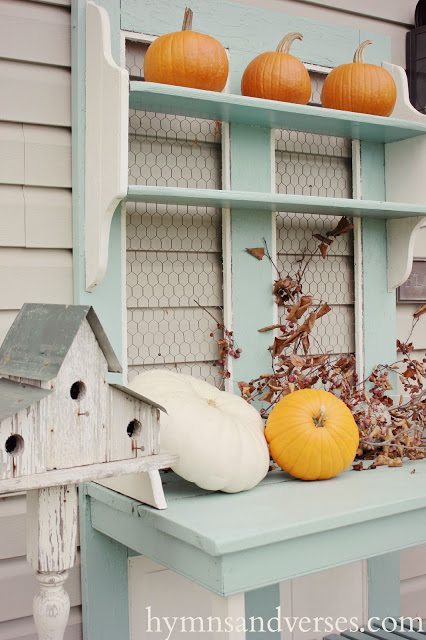 Pumpkins Potting Bench