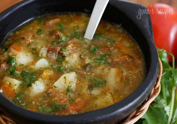 05 - Skinnytaste - Beef Potato and Quinoa Soup