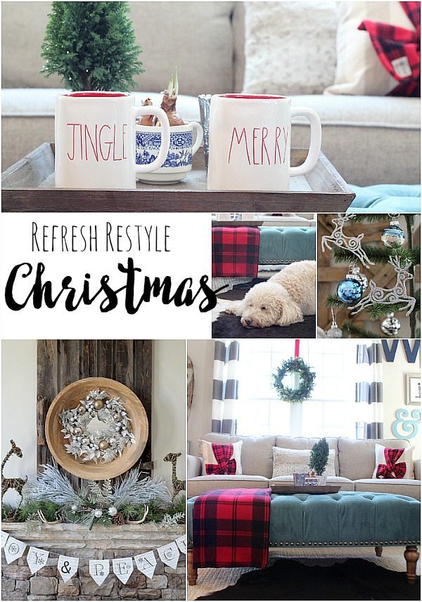 Red & Turquoise Christmas Decor