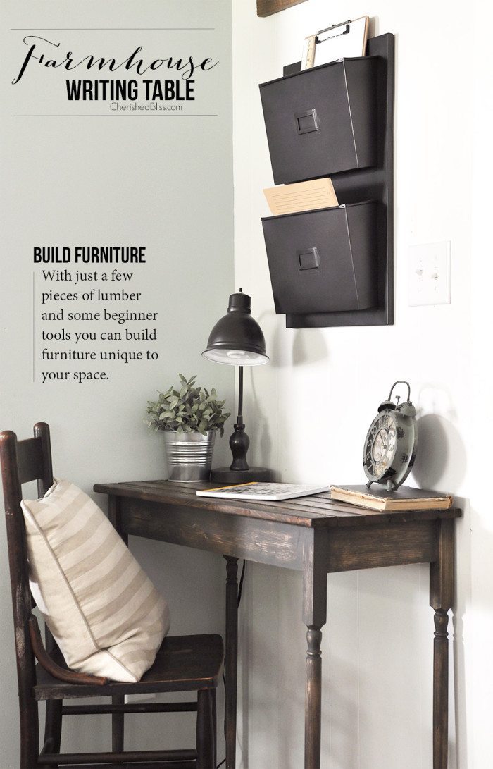 Gorgeous Farmhouse Projects - Writing Desk