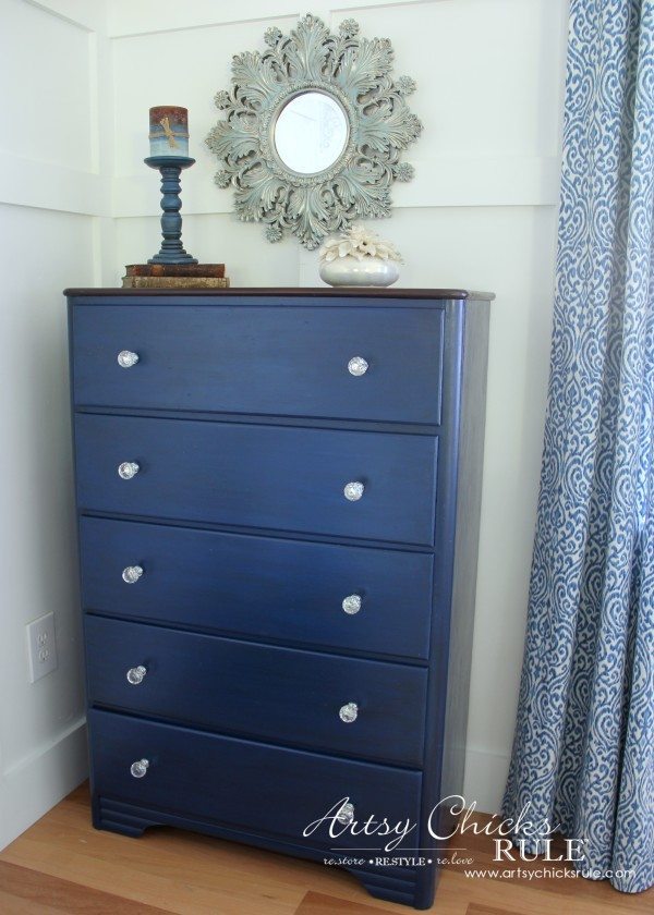 Coastal-Corinth-Blue-Milk-Paint-Makeover-w-Java-Gel-Top-LOVE-this-blue-blend-generalfinishes-milkpaint from artsychicksrule.com_