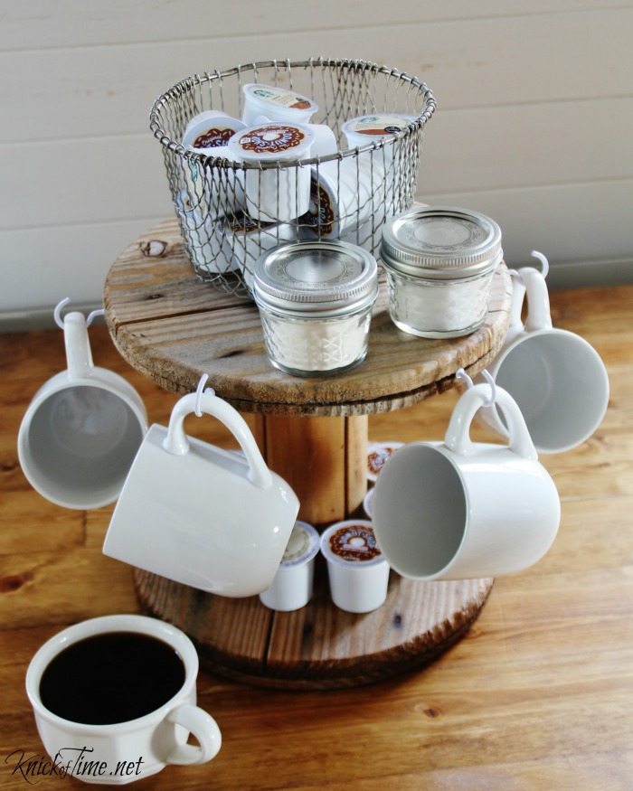 Gorgeous Farmhouse Projects - coffee-bar