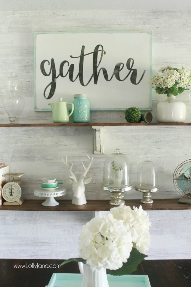 farmhouse-dining-room-shelves-Gorgeous Farmhouse Projects