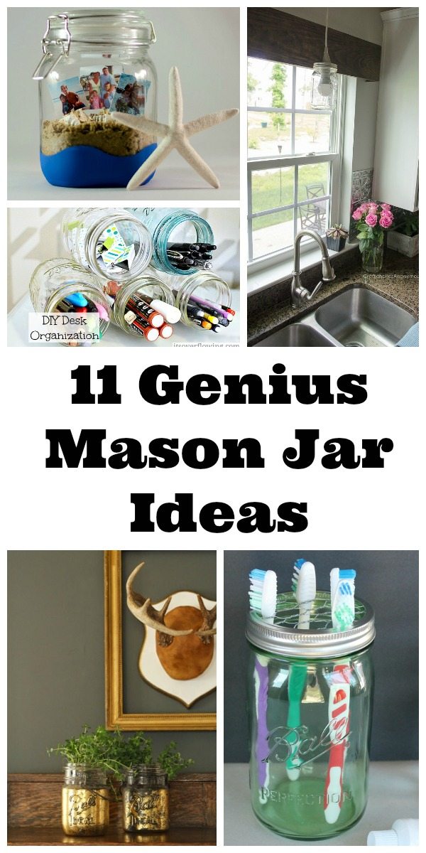 11 Genius Mason Jar Ideas