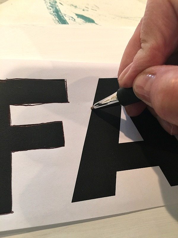 Create a sign the easy way. See how I made this Farm Fresh Sign