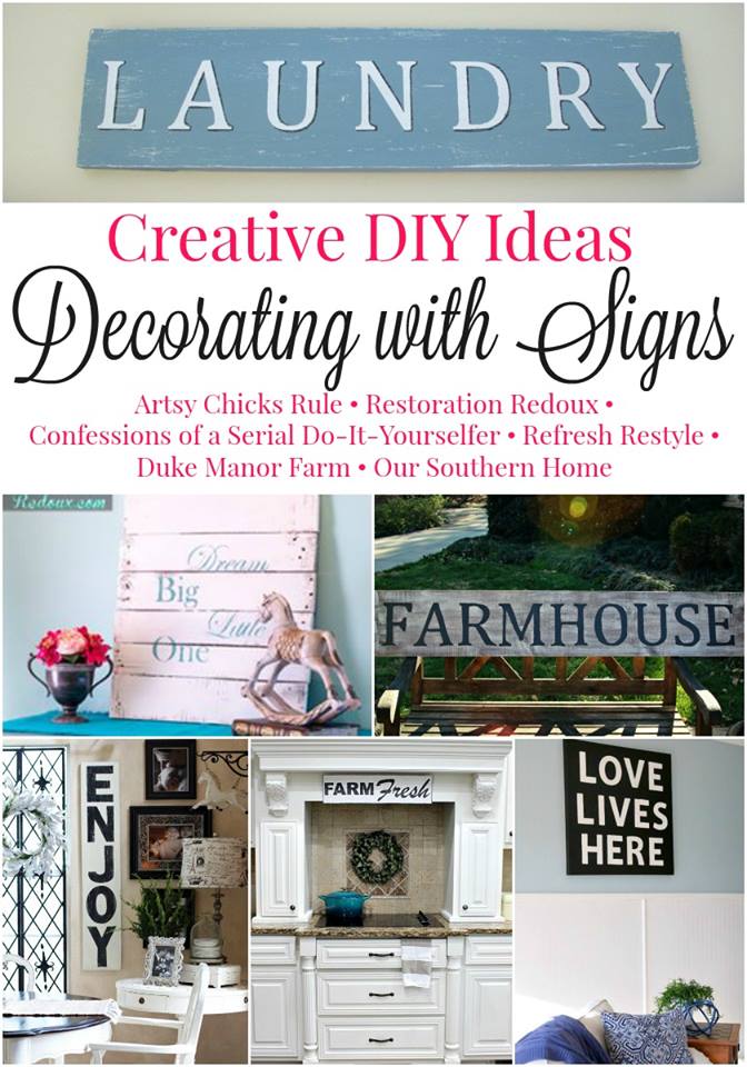 Decorating with Signs