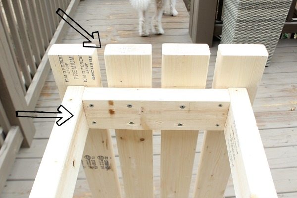 How to build 2 x 4 potting table