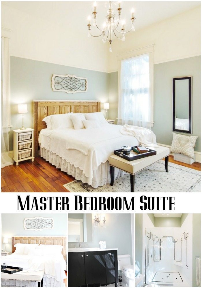 Master Bedroom Suite at Southern Romance Phantom Screen Idea Home in Mobile Al