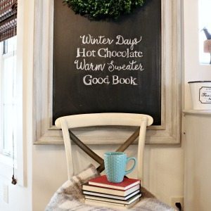 Winter Chalkboard Quote