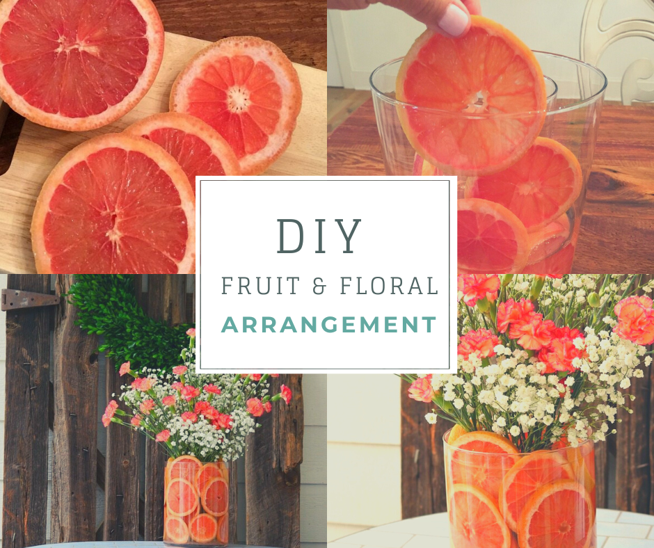DIY Fruit & Floral Arrangement