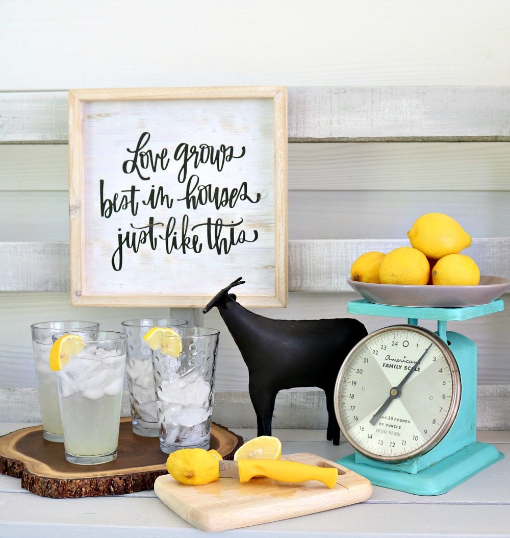 Vintage Kitchen Scales Makeover
