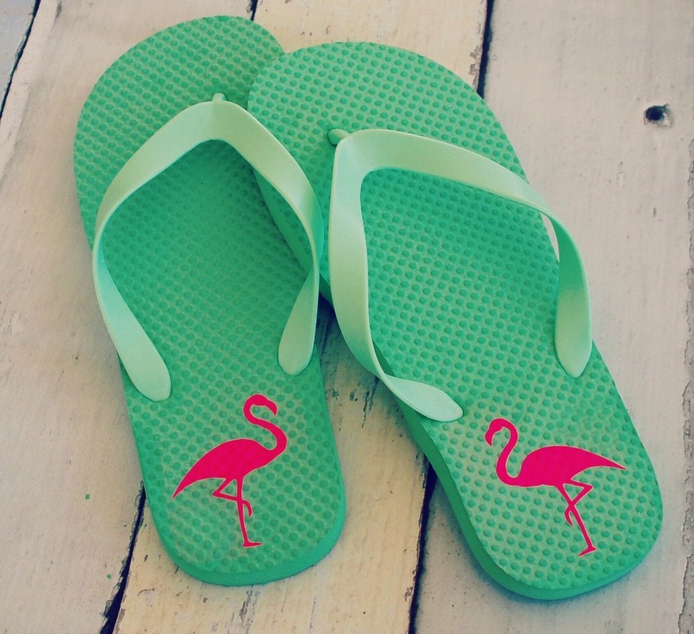Pink flamingos look great on everything
