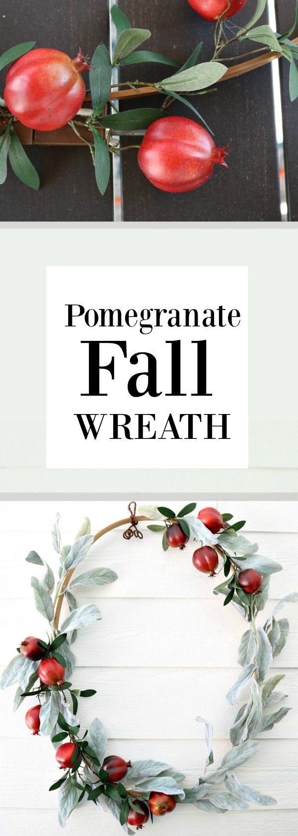 Quilt Hoop makes a beautiful fall wreath