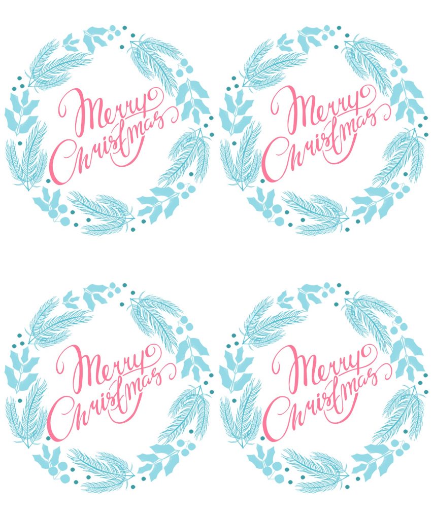 Merry Christmas to you gift tags