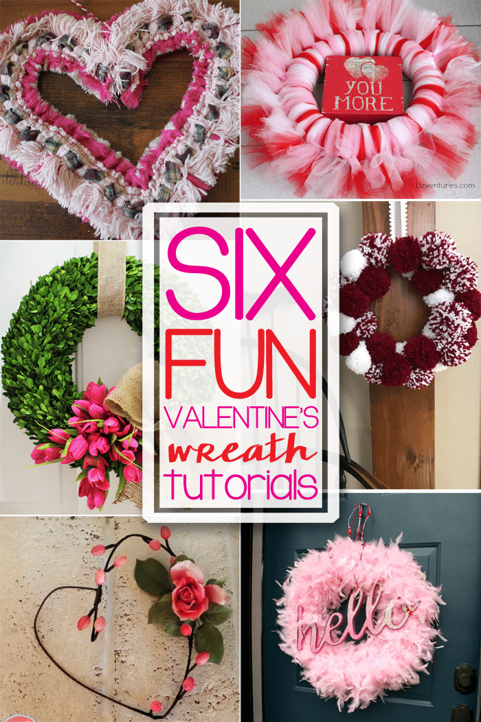 Six Valentine's Wreath Ideas + Inspiration Monday