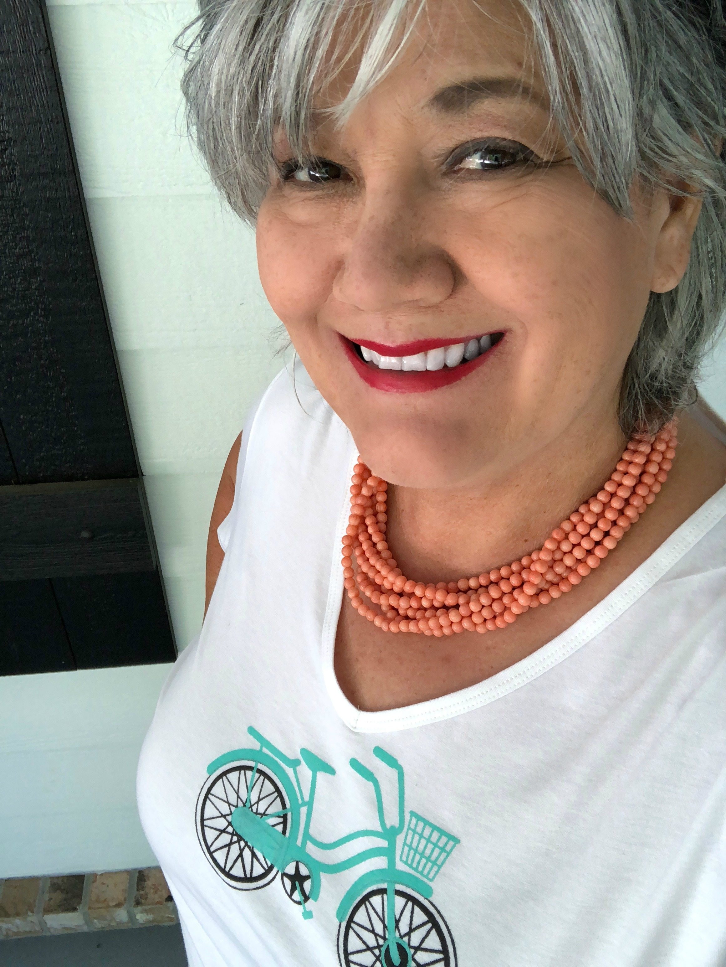 Silk Screen Bicycle T-Shirt