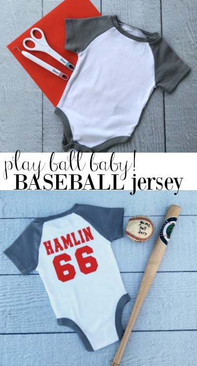 baby baseball jersey idea