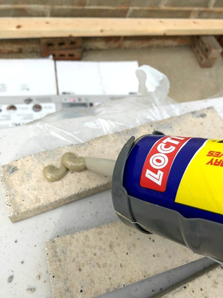 Apply Loctite adhesive
