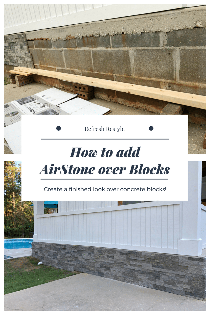 How To Add AirStone to Block Foundation
