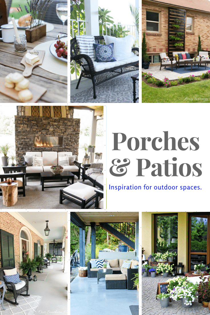 Porches and Patios + Inspiration Monday