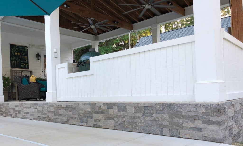Patio with Airstone