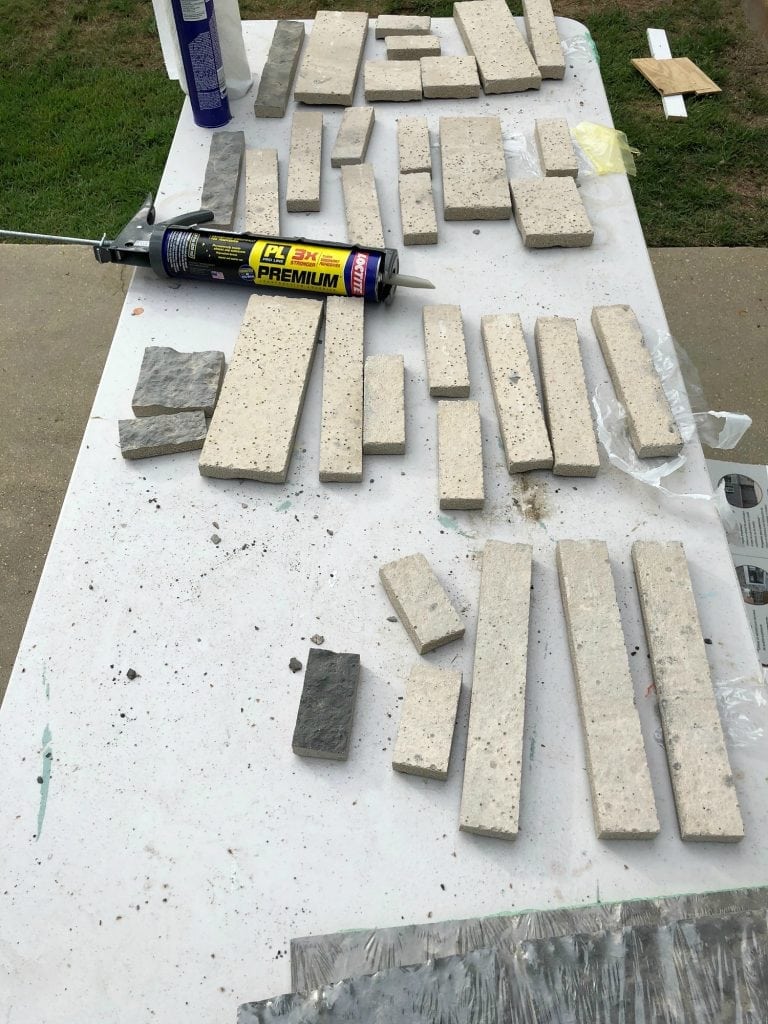 Sorts stones before adding Loctite