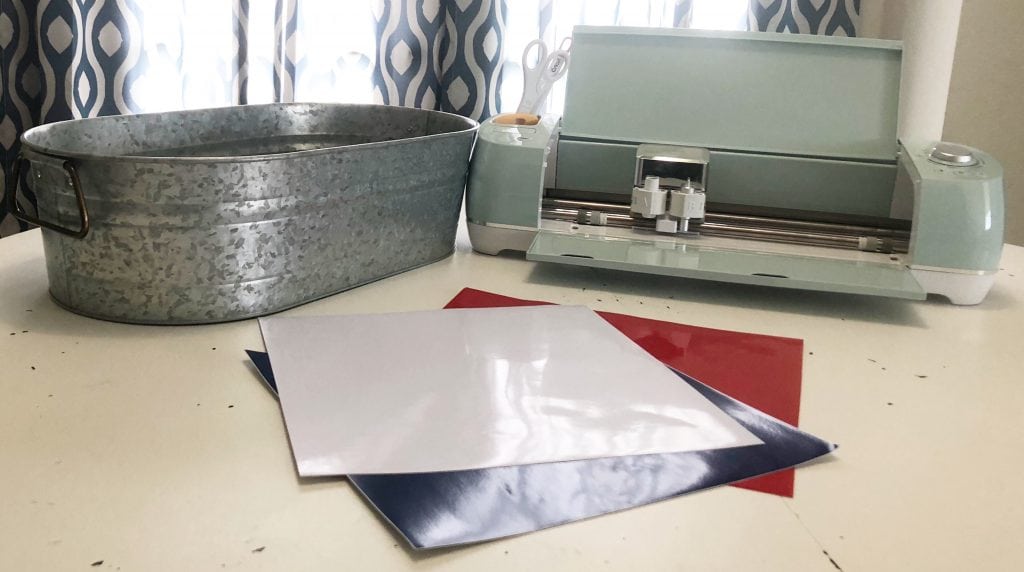 Vinyl for a galvanized tub