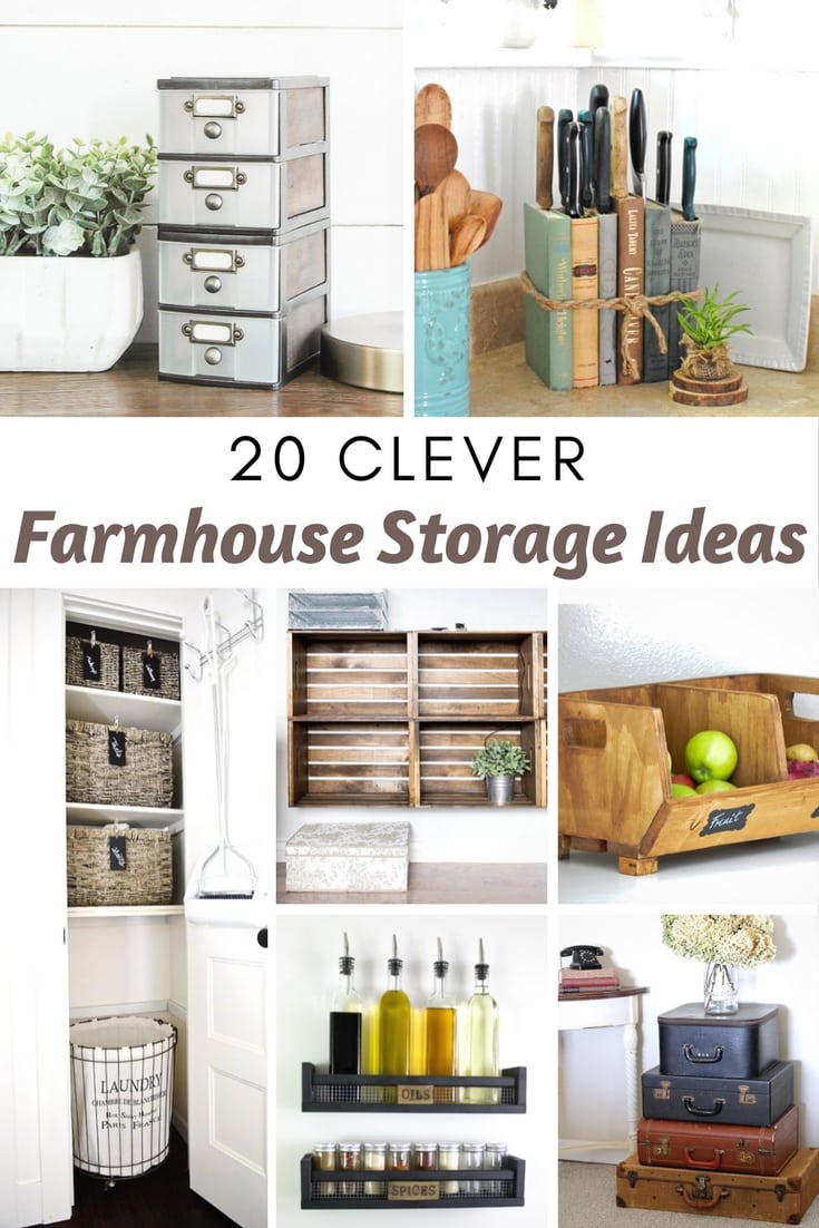 20 Clever Farmhouse Storage Ideas