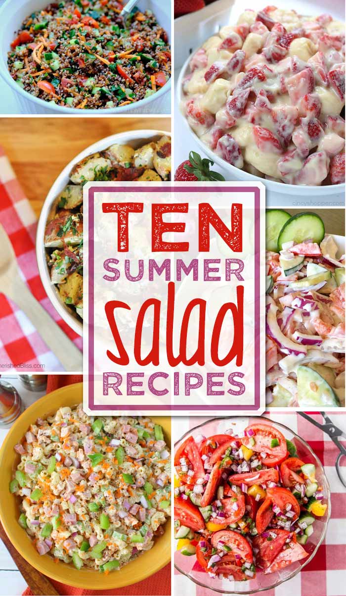 10 Summer Salad Recipes + Inspiration Monday