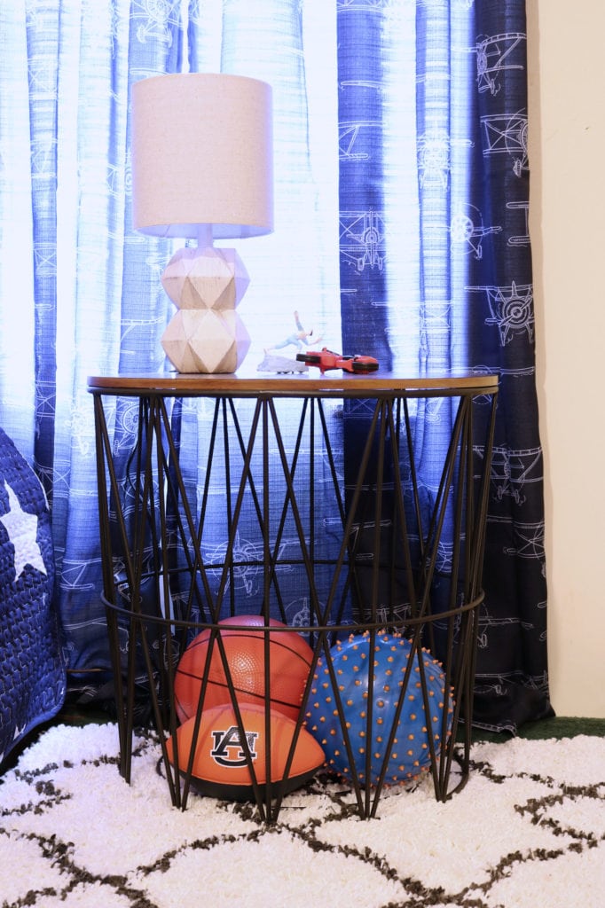 Before and after boys room