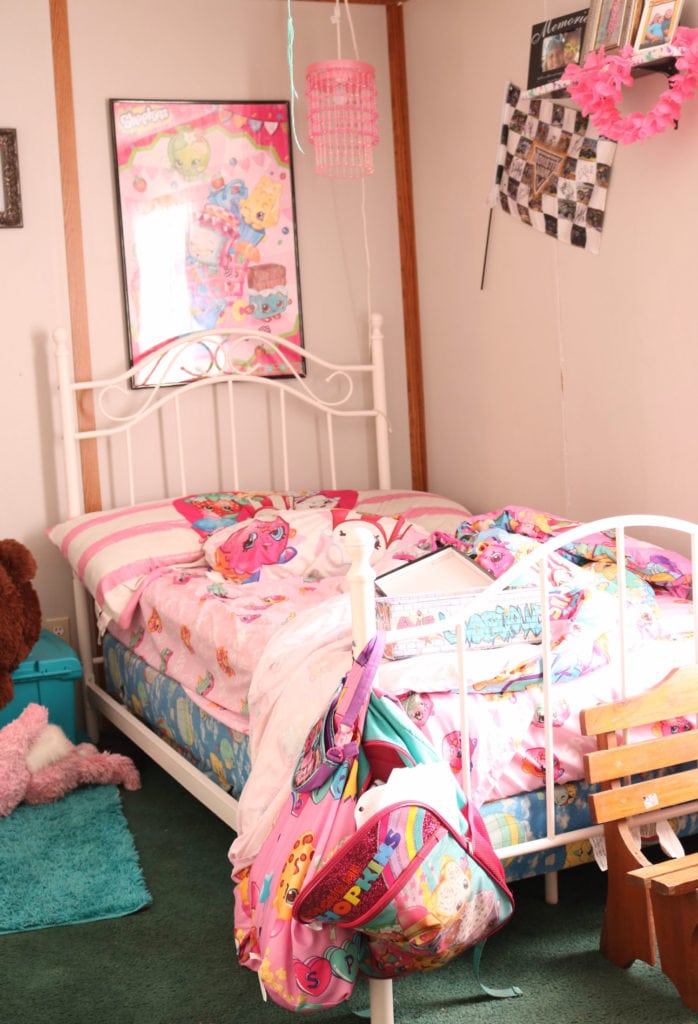Girls bedroom before