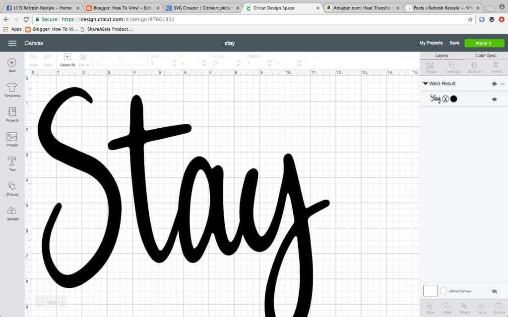 Stay for pallet sign