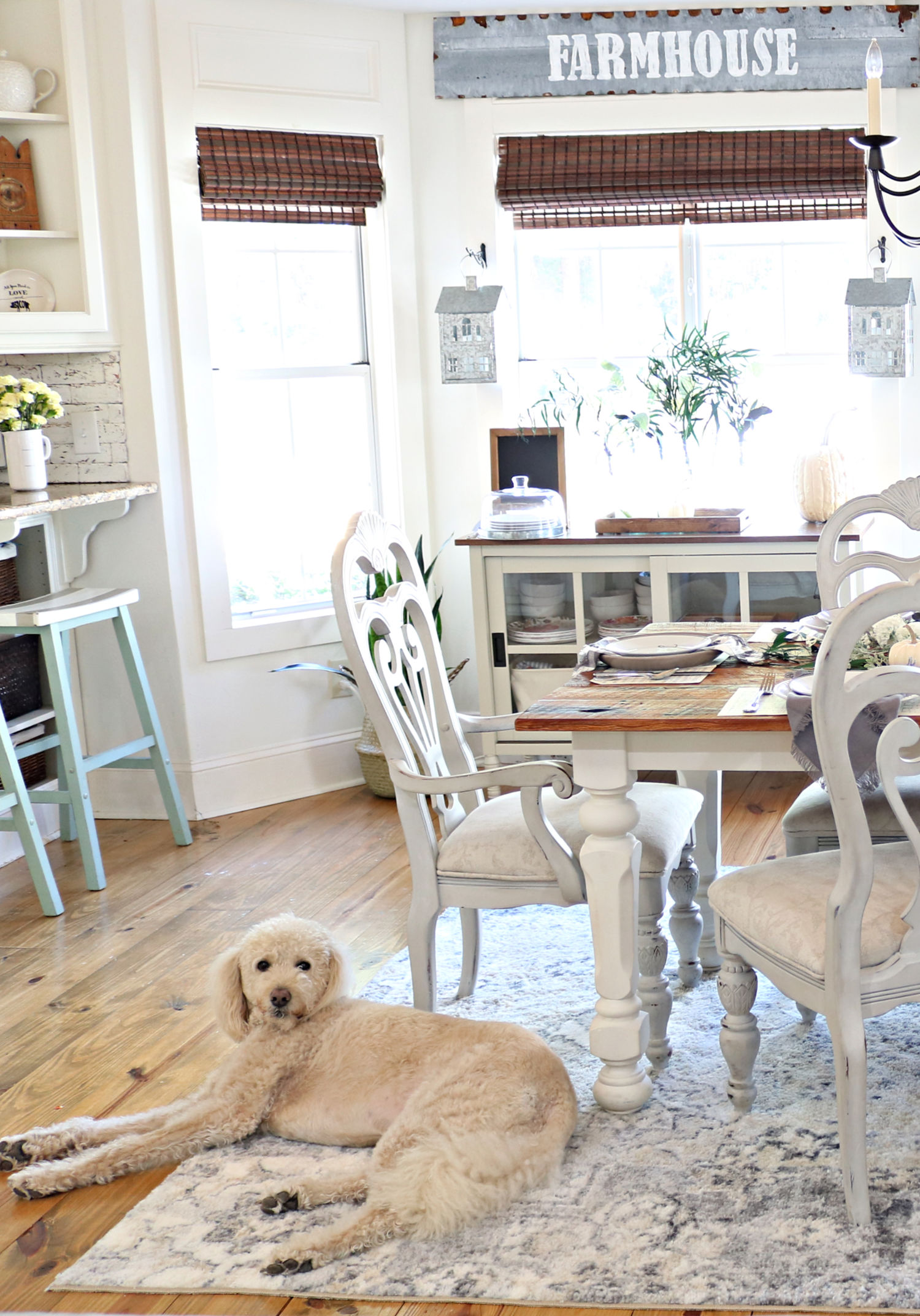 Cozy Fall Farmhouse Dining Room
