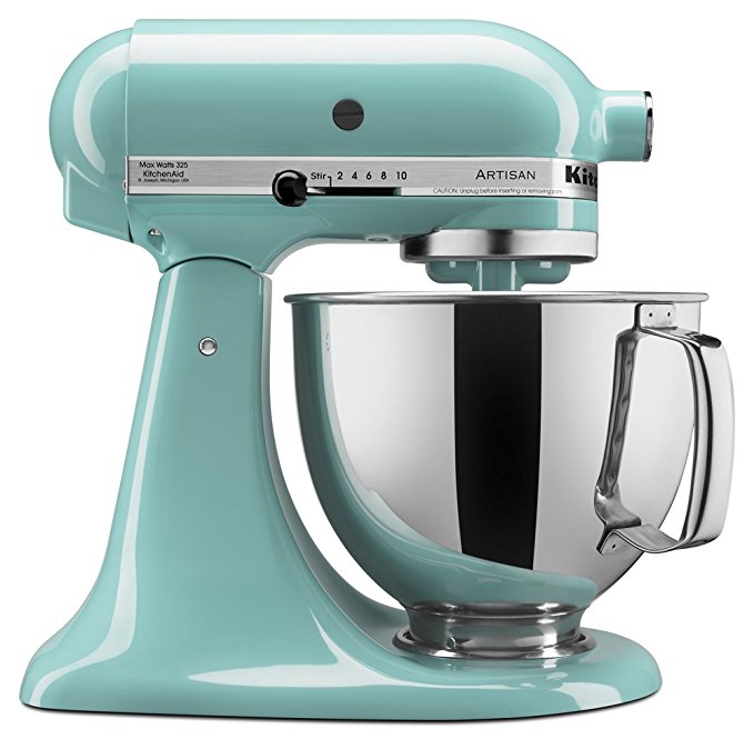 aqua turquoise kitchen aid mixer