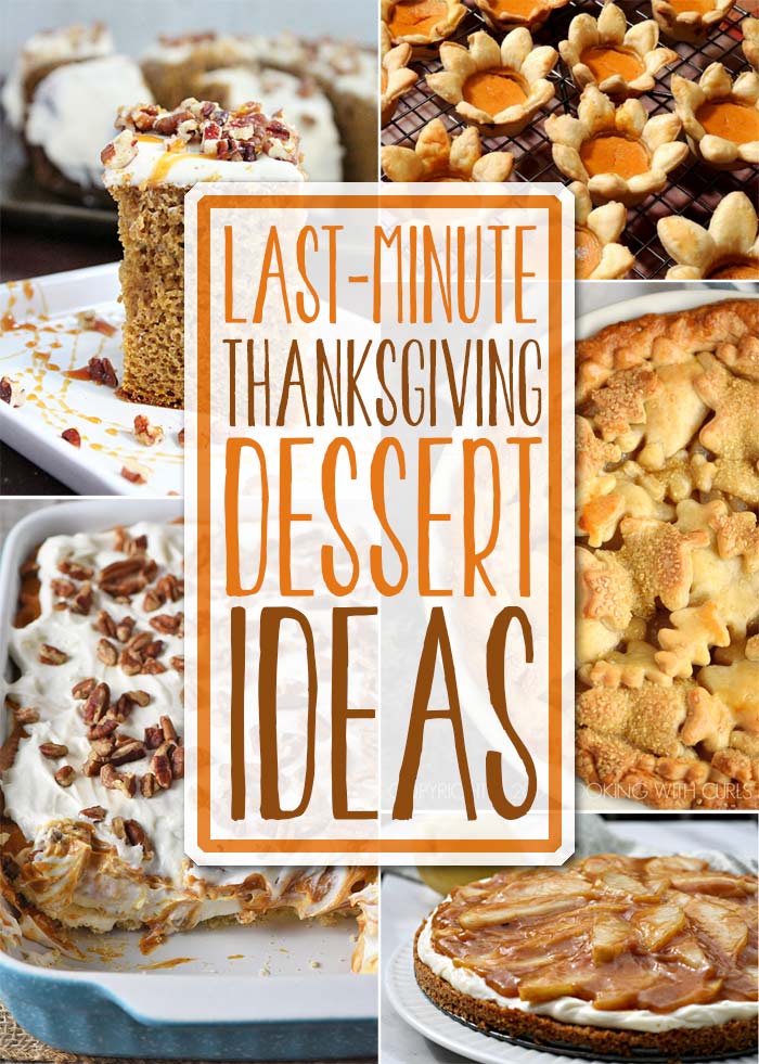 Last Minute Desserts + Inspiration Monday