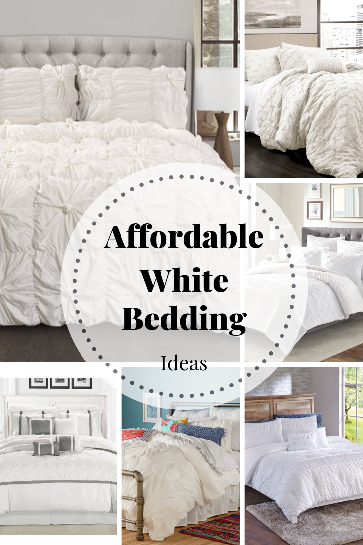 Affordable White Bedding Ideas