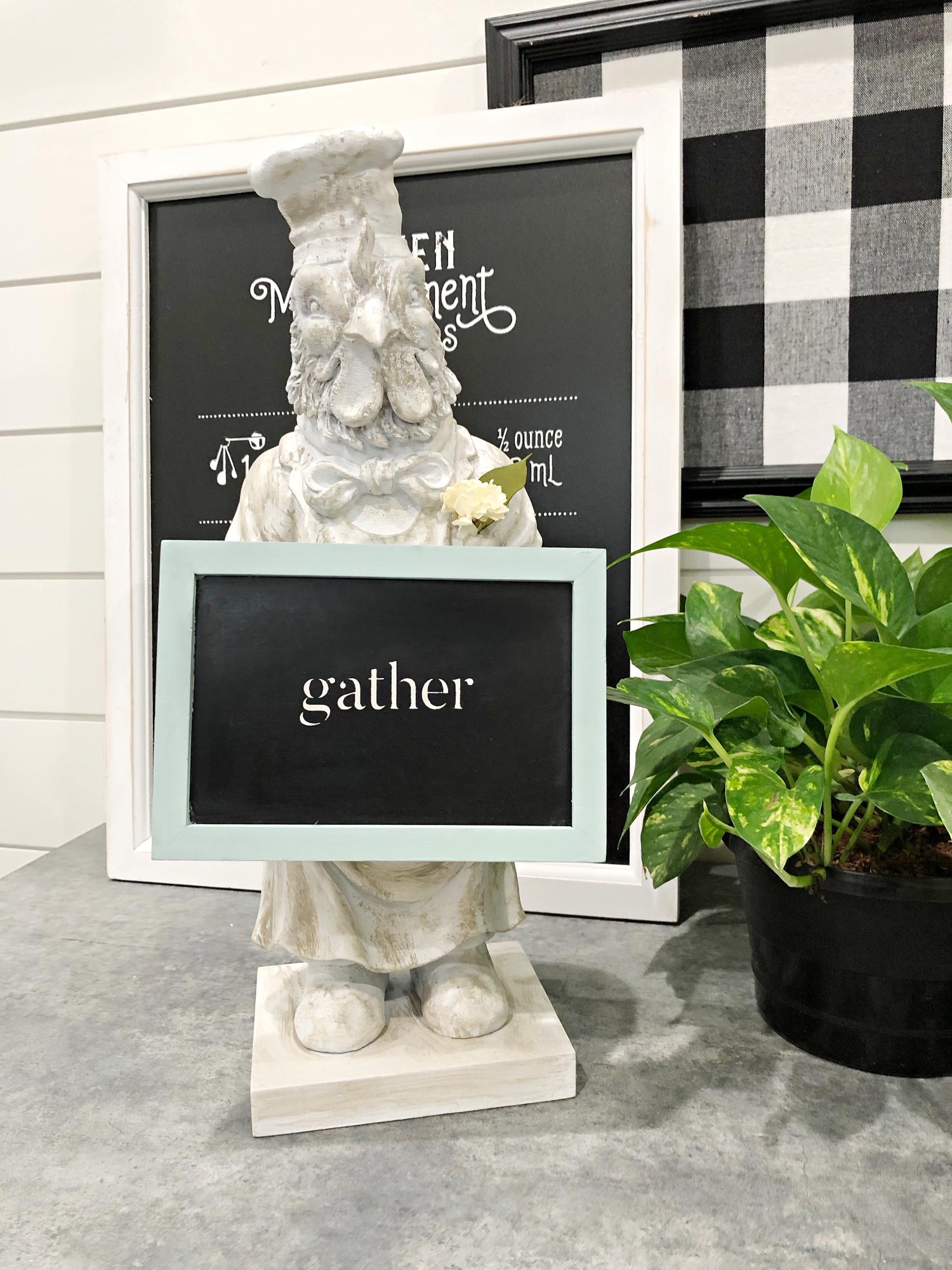 Rooster Kitchen Chalkboard