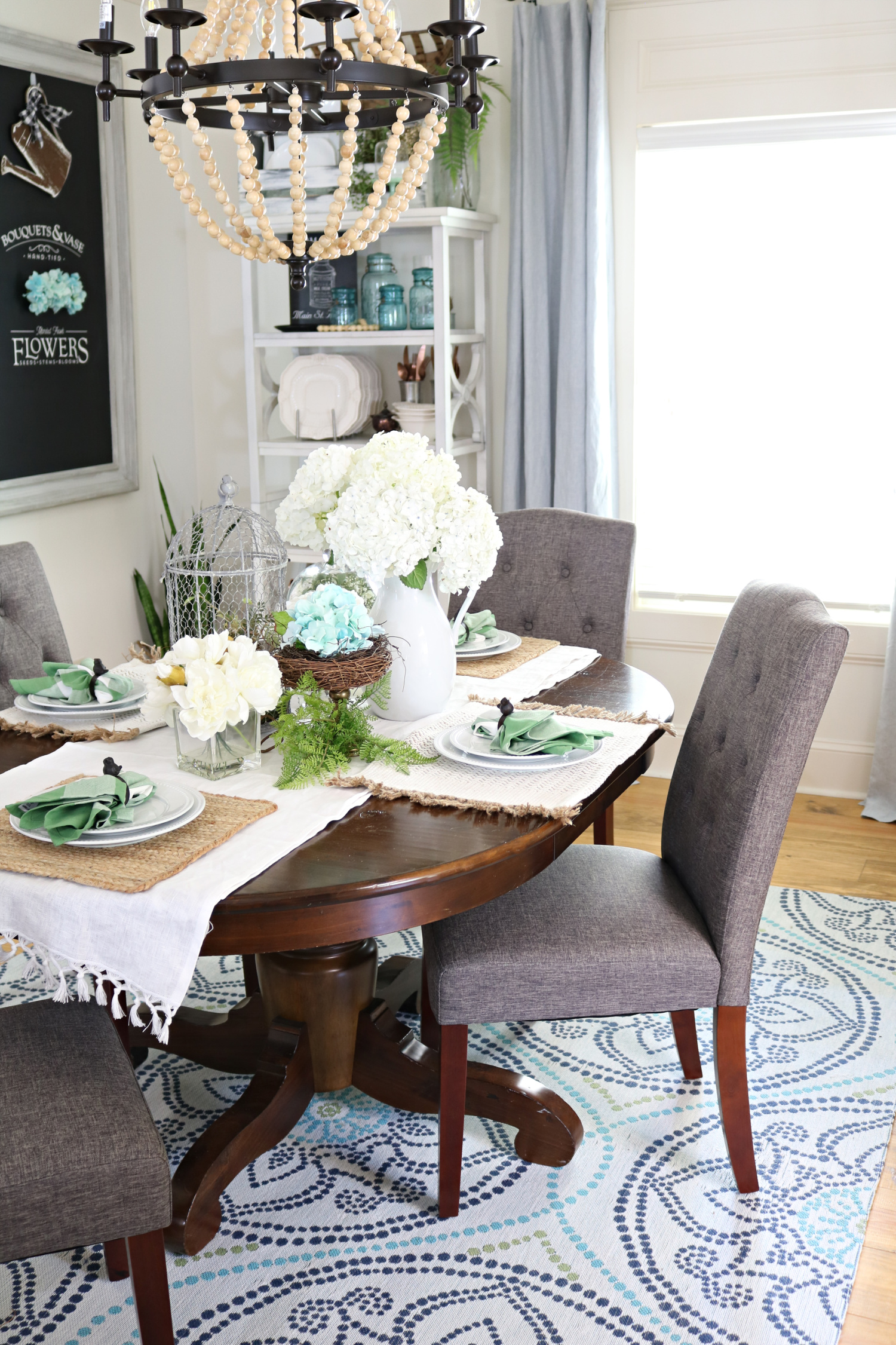 Dining Room Open Shelving