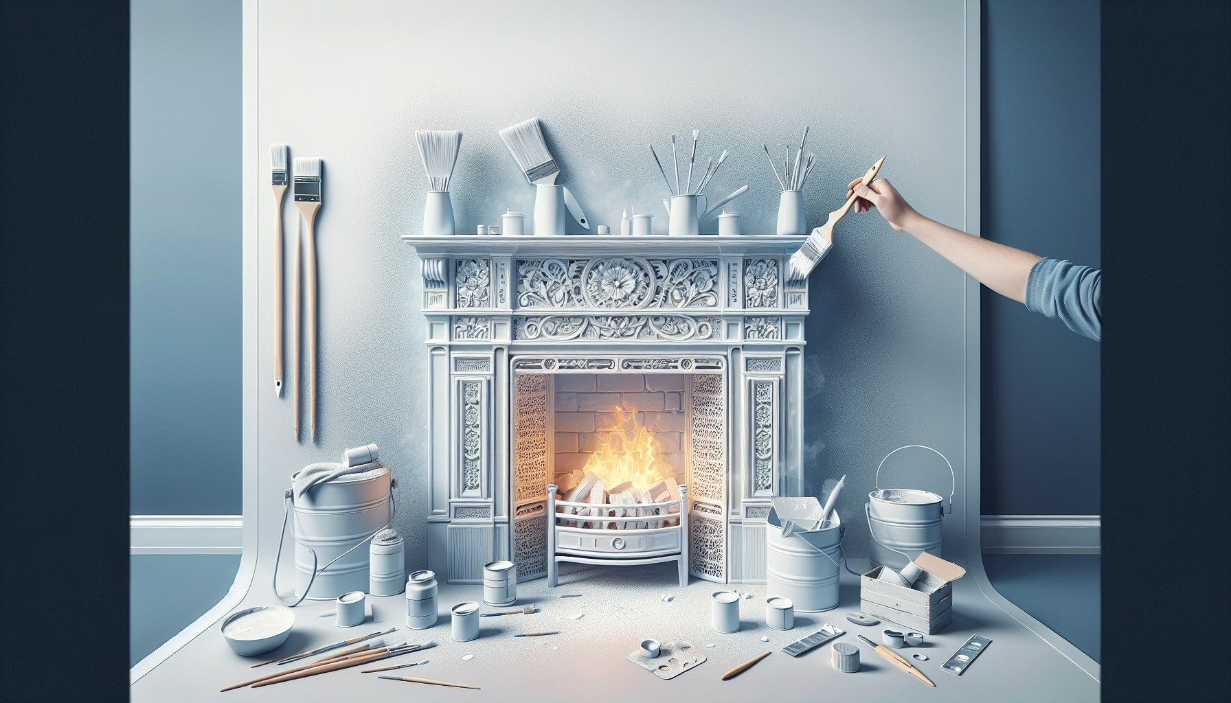 How to Paint a Metal Fireplace: A DIY Guide for an Updated Look
