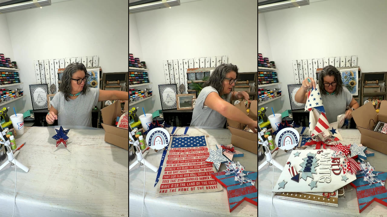 Patriotic Home Decor Sample Sale