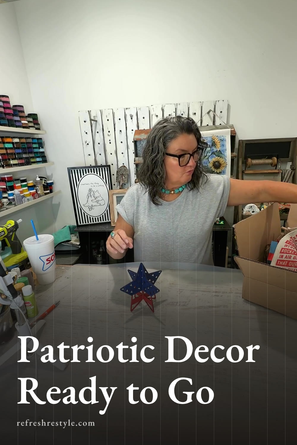 Patriotic Home Decor Sample Sale