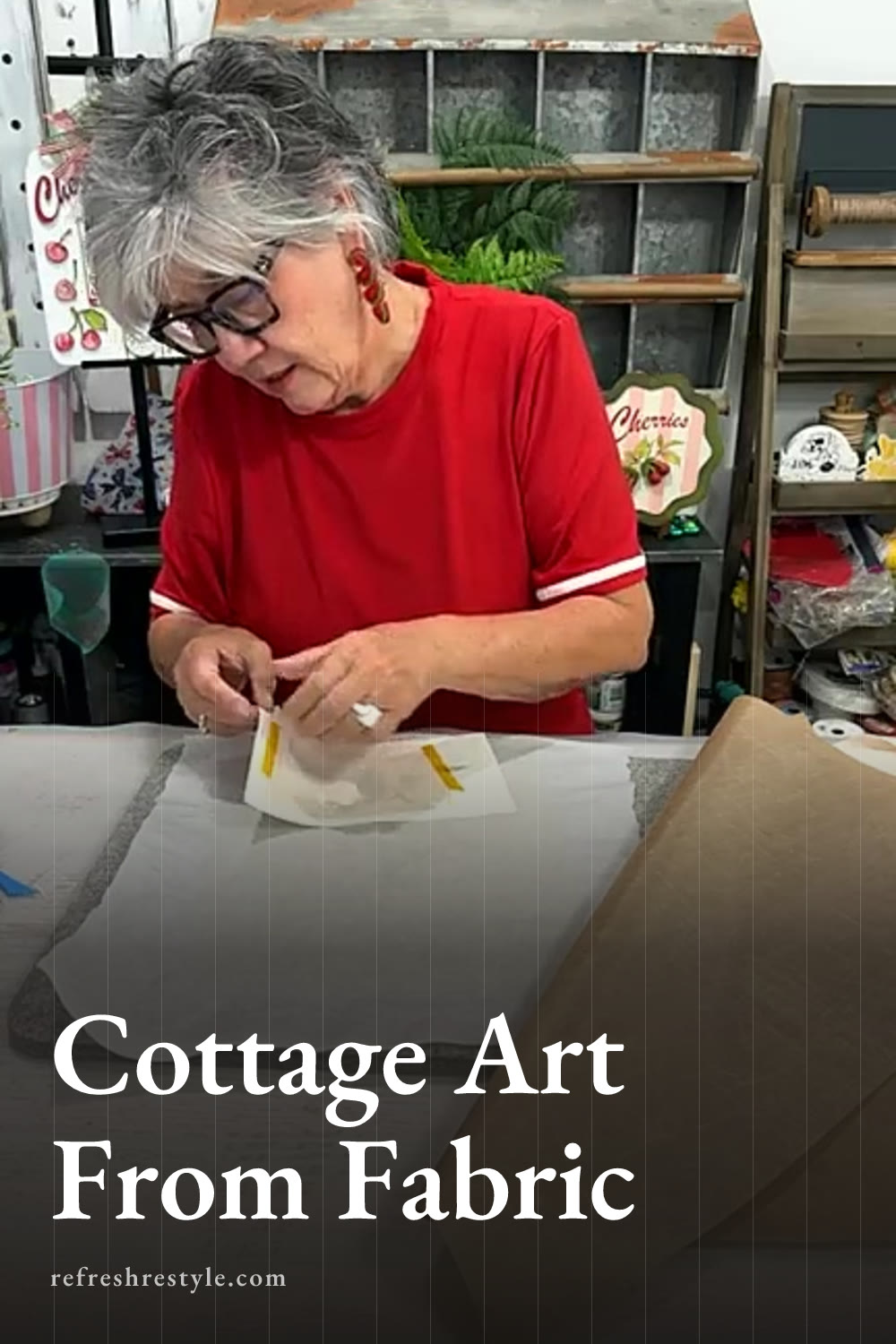 Sublimation on Fabric for Cottage Wall Art